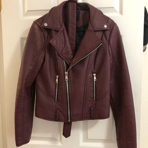Leather Moto Jacket
